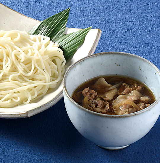 豚のしょうが焼風温つけめん 半田めん 半田そうめん のおすすめレシピ 公式通販 手延半田めん 半田そうめんの小野製麺